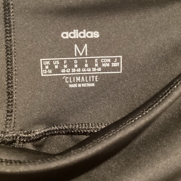 adidas Climalite 3-Stripe Leggings, Size M - Picture 3 of 11